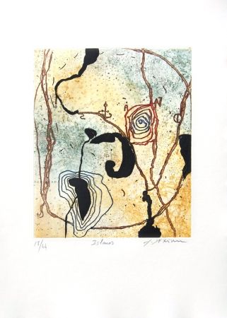 Etching And Aquatint Texier - Islanos
