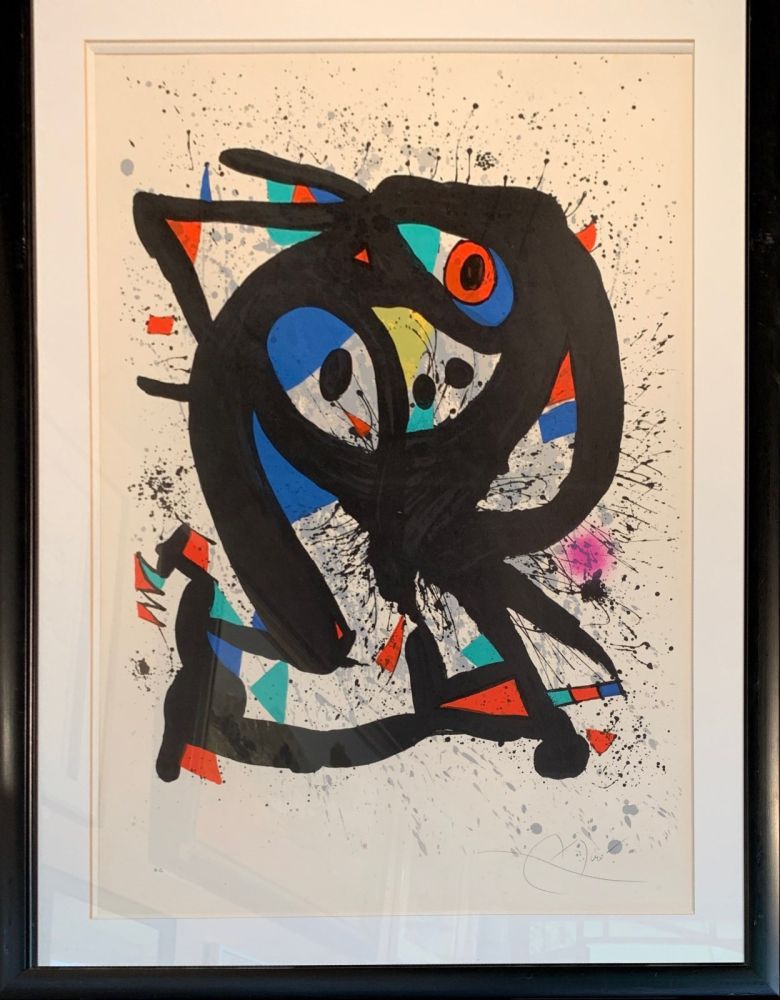 Lithograph Miró - Israël 