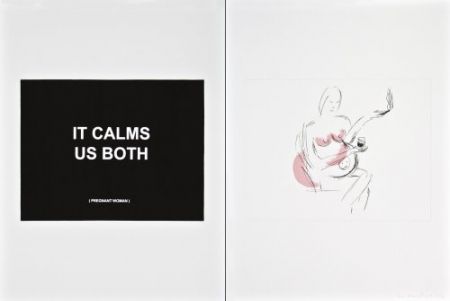 Etching Prouvost  - It calms us both 2