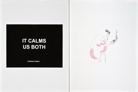 Etching Prouvost  - It calms us both 3