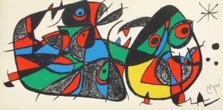 Lithograph Miró - Italia