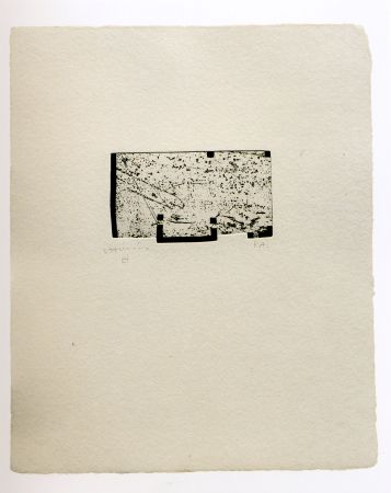 Etching Chillida - Itsasoratu I