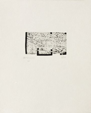 Etching Chillida - Itsasoratu I