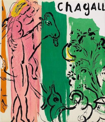 Illustrated Book Chagall - J. Lassaigne. CHAGALL. Avec 13 LITHOGRAPHIES ORIGINALES EN COULEURS (1957)