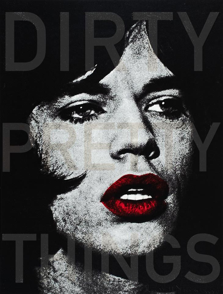 Screenprint Young - Jagger (Dirty Pretty Things)