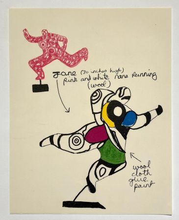 Lithograph De Saint Phalle - Jane. 1966