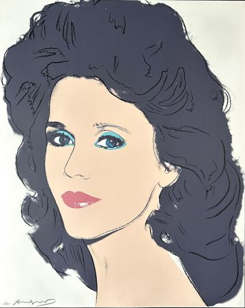 Screenprint Warhol - Jane Fonda (FS II.268)