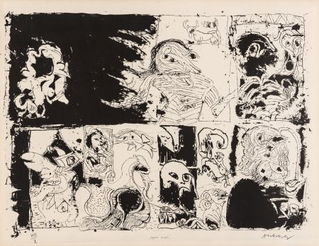 Lithograph Alechinsky - Japon insolé