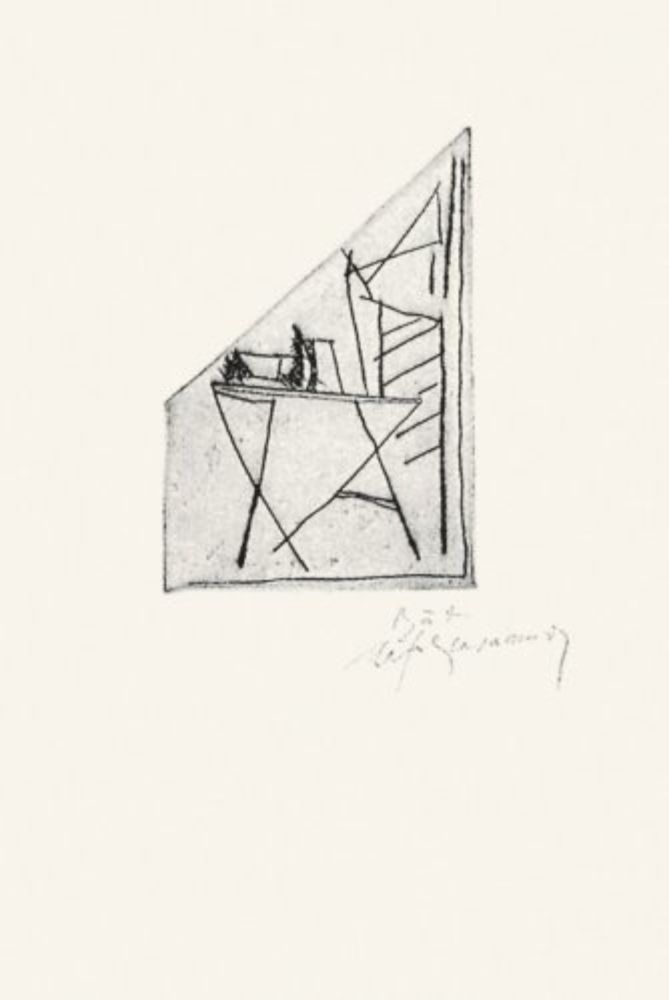 Drypoint Ràfols Casamada - Jardí-2