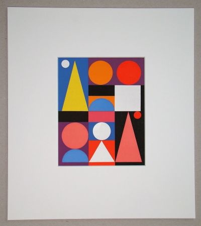 Screenprint Herbin - Jaune - 1946