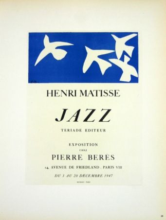 Lithograph Matisse - Jazz
