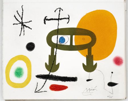 Lithograph Miró - Je n'Ai Jamais Appris à éCrire Ou Les Incipit