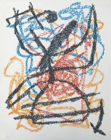 Lithograph Miró - Je travaille comme un jardinier 