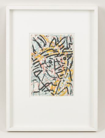 Lithograph Riopelle - Jean-Paul Riopelle - Unearth - Color lithograph on paper - 1980