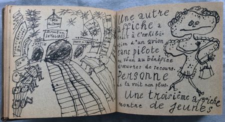 Illustrated Book Dubuffet - Jean PAULHAN : LA MÉTROMANIE ou les dessous de la capitale. Calligraphié et orné de dessins par son ami Jean Dubuffet.