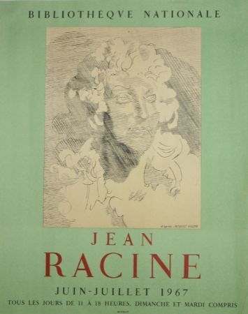 Lithograph Villon - Jean  Racine