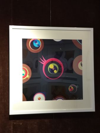 Lithograph Murakami - Jellyfish Eyes black1