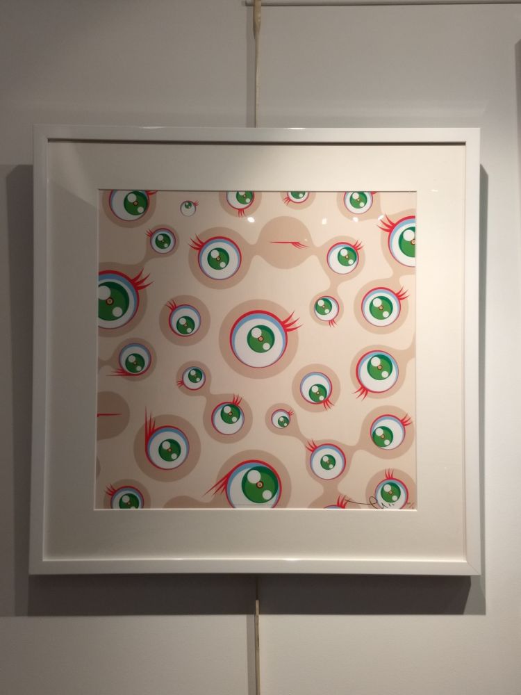 Lithograph Murakami - Jellyfish Eyes Cream