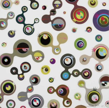 Multiple Murakami - Jellyfish Eyes (White 3)
