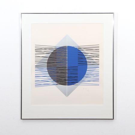 Screenprint Soto - Jesús Rafael Soto (1923-2005) - Araya - Color serigraphy on paper, 1974