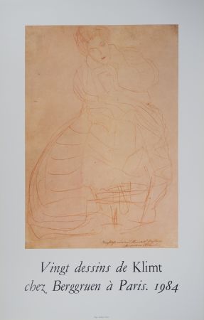 Illustrated Book Klimt - Jeune femme accoudée