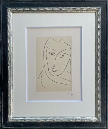 Lithograph Matisse - Jeune Femme au Foulard