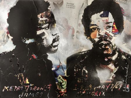 Screenprint Mr. Brainwash - Jimi Hendrix