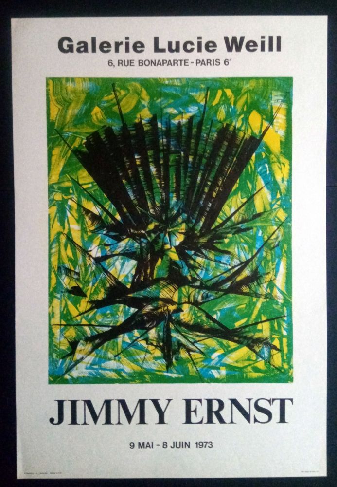 Poster Ernst - Jimmy Ernst Galerie Lucie Weill