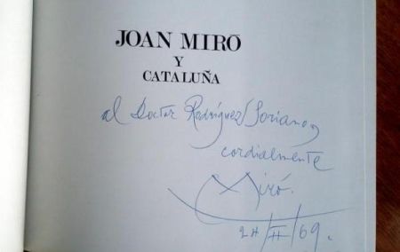 Illustrated Book Miró - JOAN MIRÓ Y CATALUÑA (Signed)