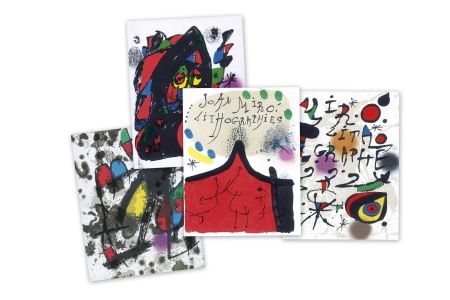 Illustrated Book Miró - Joan Miró Litografo I-II-III-IV-V-VI - Catalogue raisonne of the lithograhs