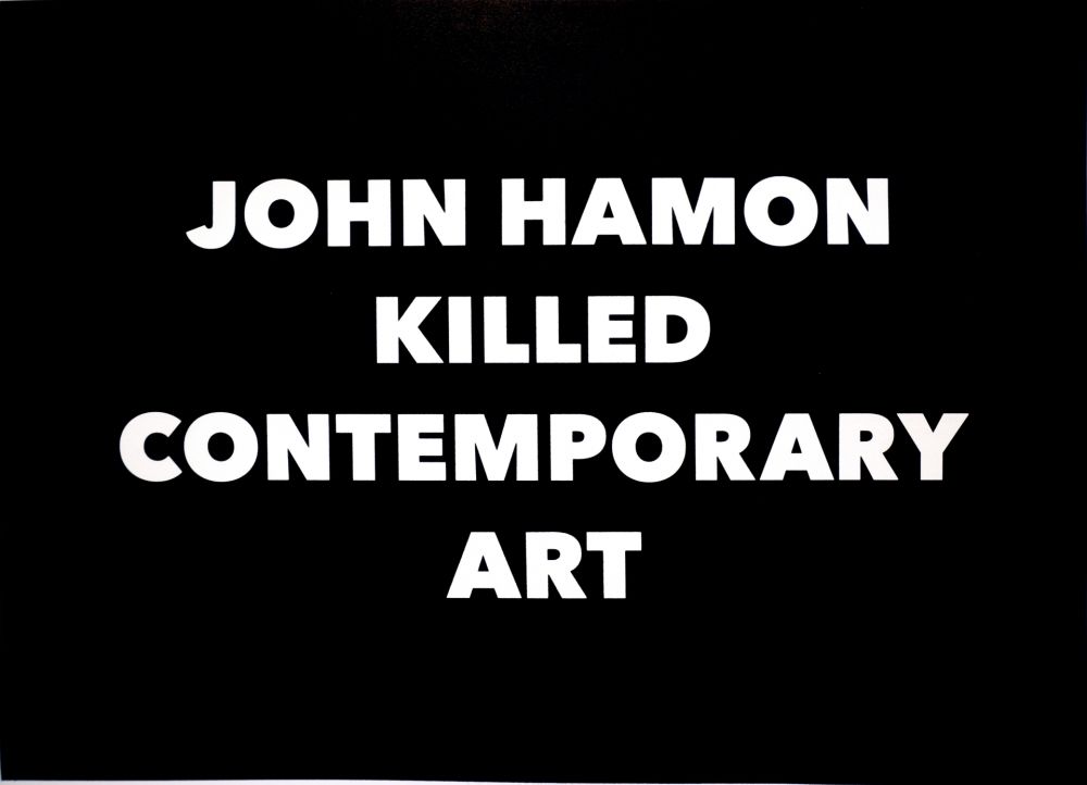 Lithograph Hamon - JOHN HAMON KILLED CONTEMPORARY ART