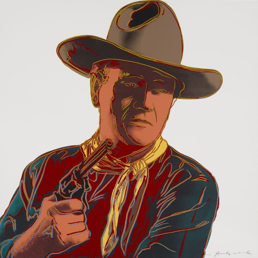 Screenprint Warhol - John Wayne