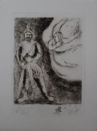 Etching Chagall - Josué armé par l'éternel #RARE SECOND STATE
