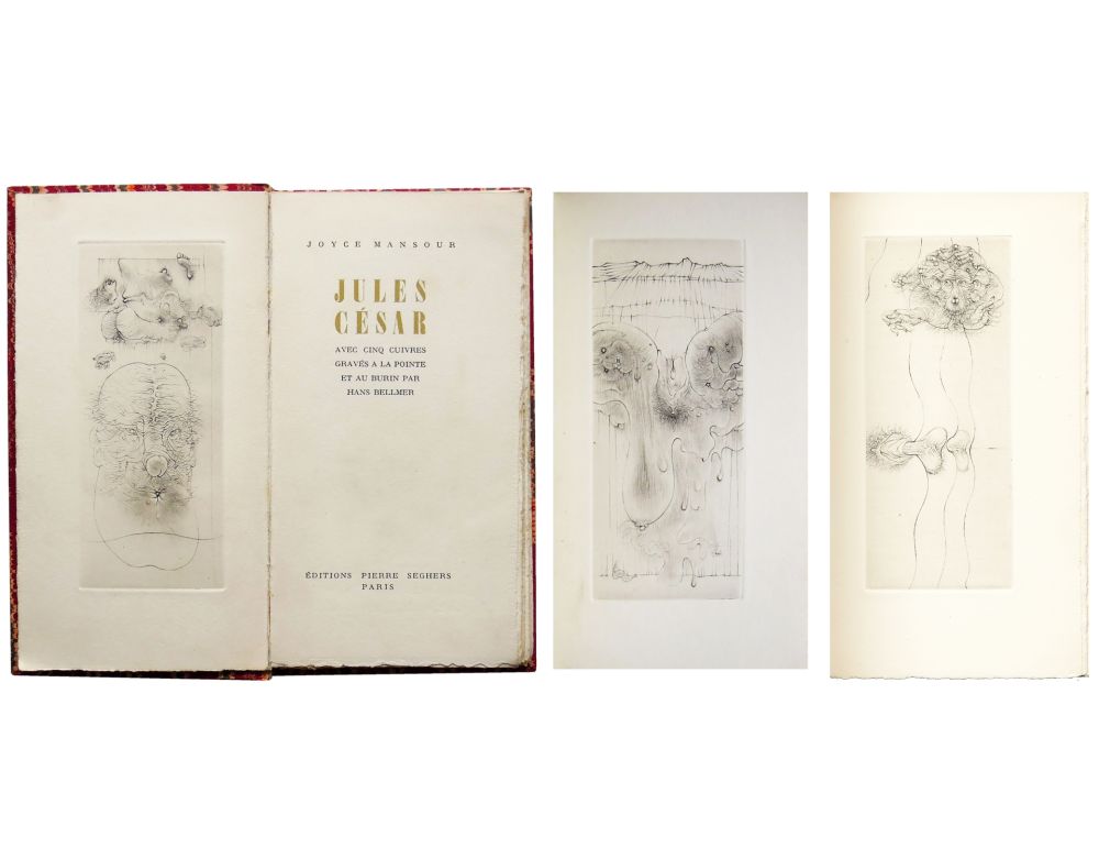Illustrated Book Bellmer - Joyce MANSOUR. JULES CÉSAR. Avec 5 gravures de Hans Bellmer (1955)