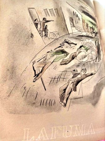 Etching And Aquatint Pascin - Jules PASCIN/Paul MORAND - Fermé la nuit,1925/ 5 Eaux fortes, Ex.No 24 - Reliure Cuir / RARE Jules Pascin Aquaforte illustrated artbook