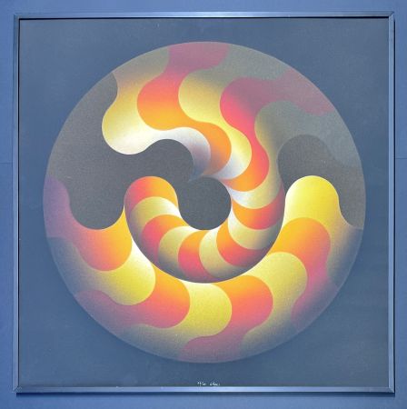 No Technical Le Parc - Julio Le Parc (1928) - Pochoir on paper - 1992