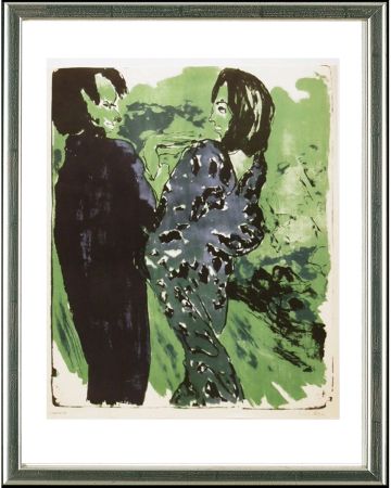 Lithograph Nolde - Junges Paar, 1913/67