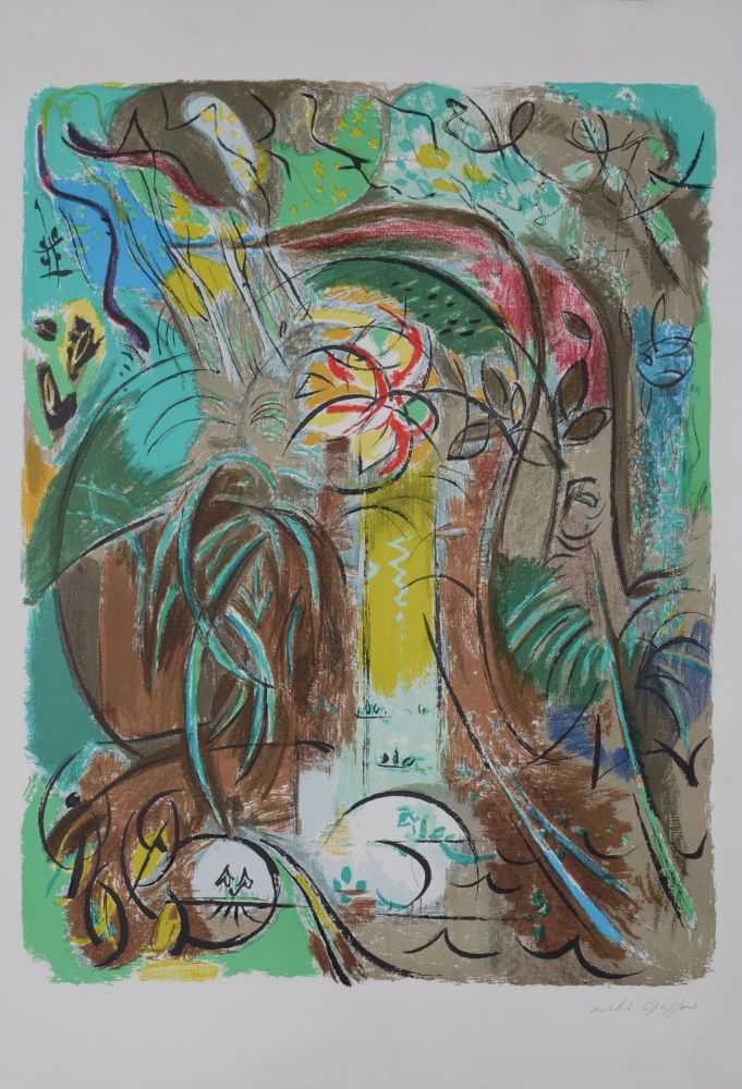 Lithograph Masson - Jungle, c. 1980 - Hand-signed!