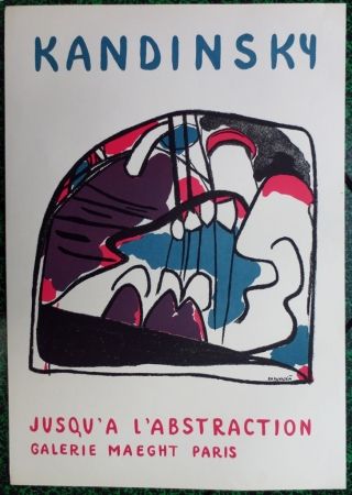 Lithograph Kandinsky - Jusqu'à l'abstraction