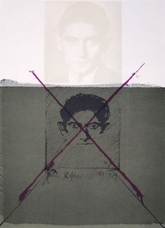 Lithograph Bru - Kafka