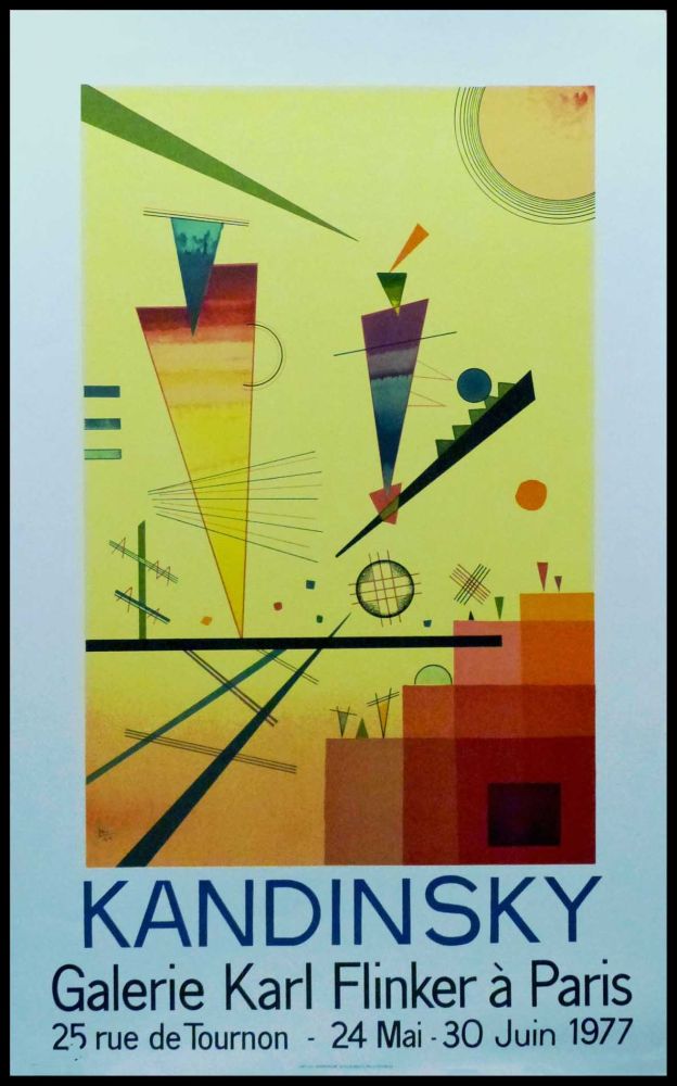 Lithograph Kandinsky - KANDINSKY GALERIE Karl FLINKER, PARIS