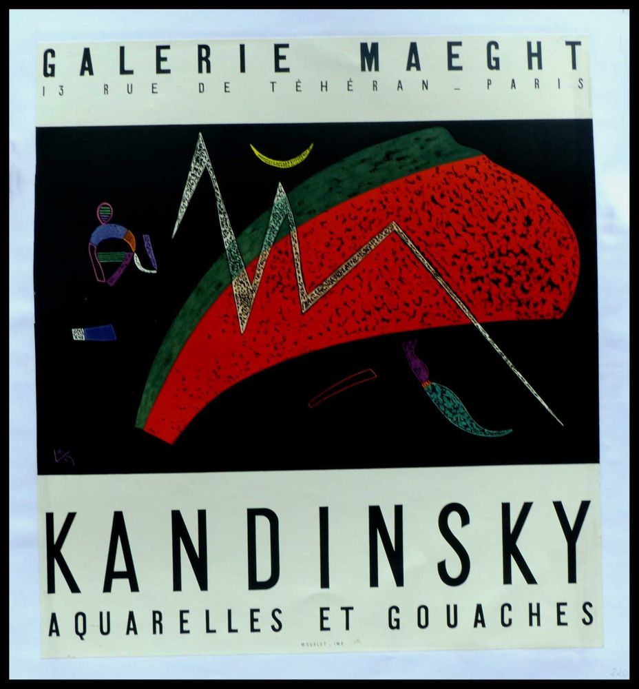 Poster Kandinsky - KANDINSKY GALERIE MAEGHT AQUARELLES ET GOUACHES
