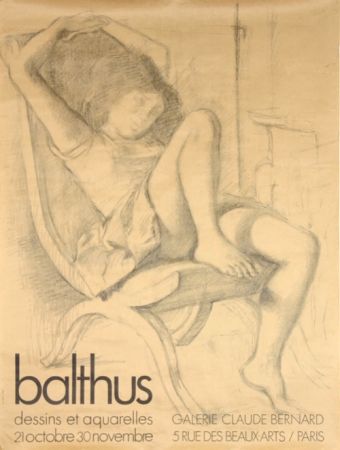 Offset Balthus - Katia dans un Fauteuil 