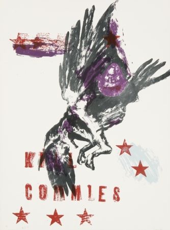 Lithograph Spero - Kill commies