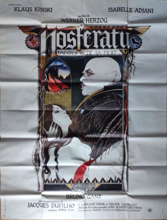 Poster Anonyme - Klaus Kinski. Werner Herzog Nosferatu. 