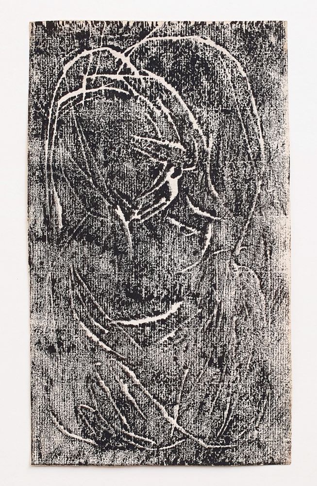 Woodcut Rohlfs - Kopf II (Head II)