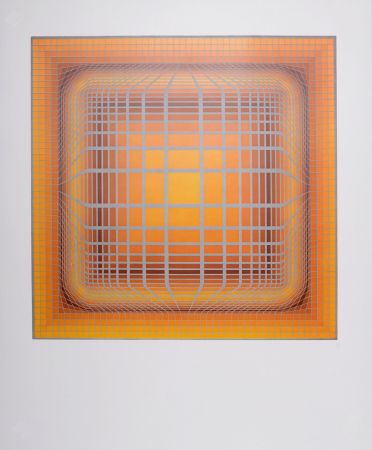 Lithograph Vasarely - Koska-Vall, 1974 