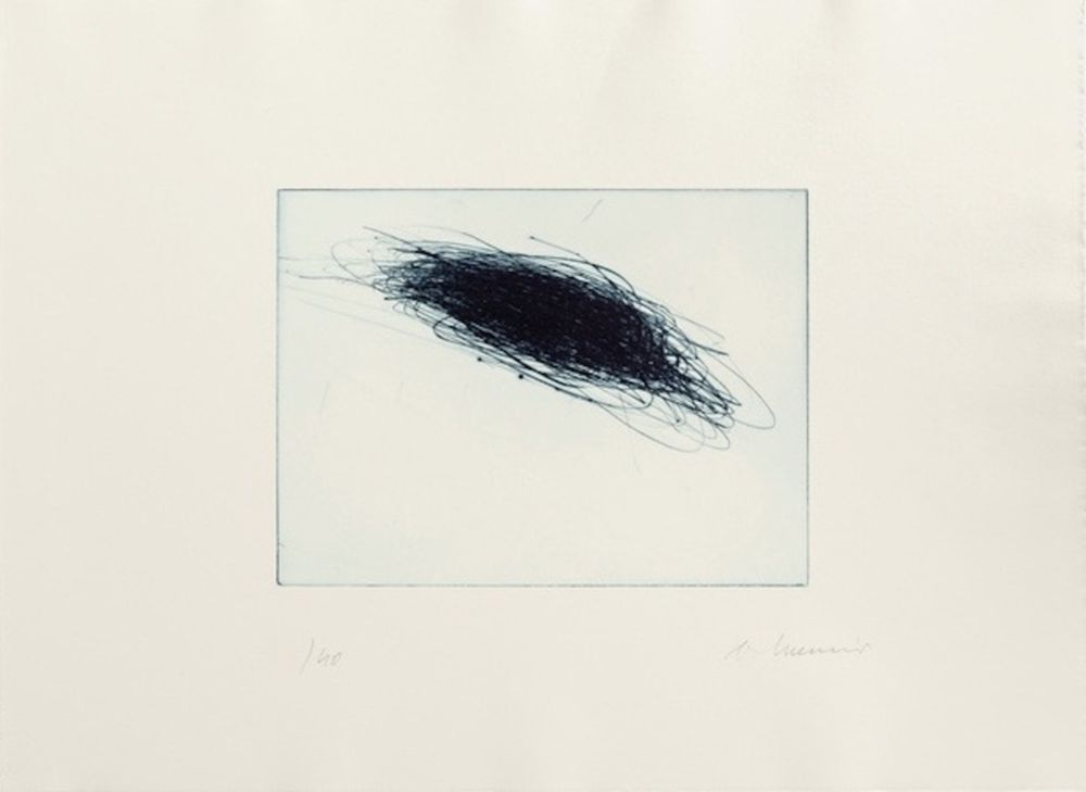 Drypoint Rainer - Kosmos III (blau)