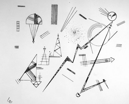 Lithograph Kandinsky - Kreis der Freunde des Bauhauses