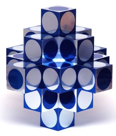Multiple Vasarely - Kroa Bleu 1 